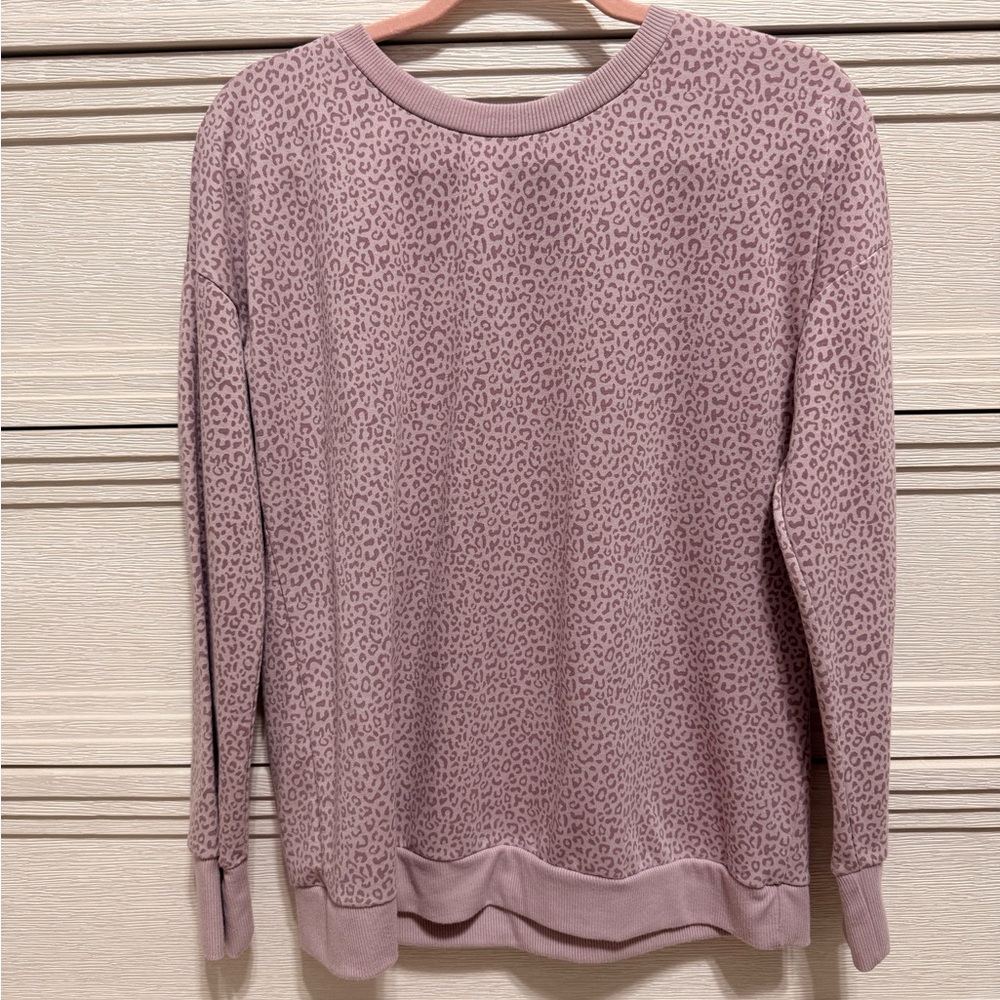 Mondetta Blush Animal Print Top